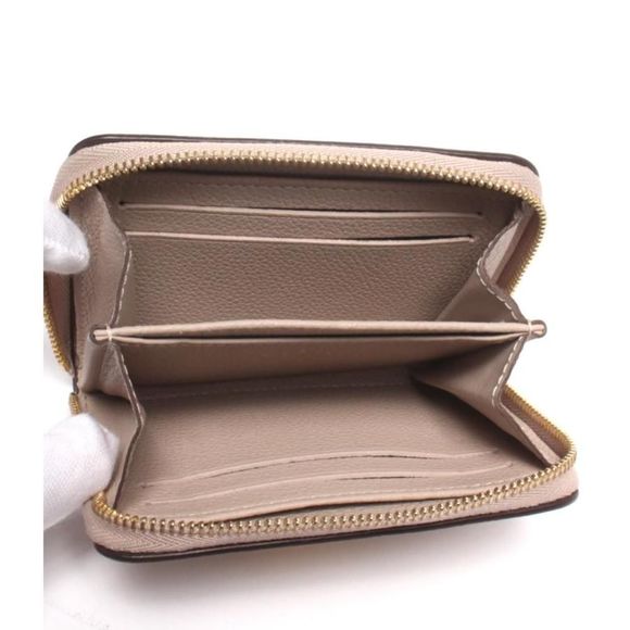 Louis Vuitton Coin Case LockMe Zippy Coin Purse Beige - Picture 3 of 7